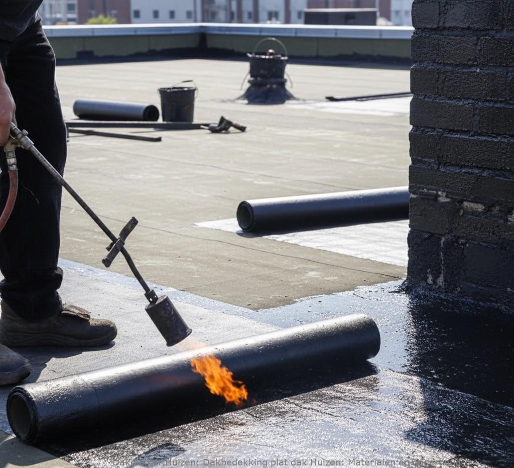 Dakbedekking Plat Dak Huizen 1