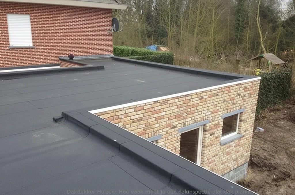 Dakinspectie Plat Dak Huizen