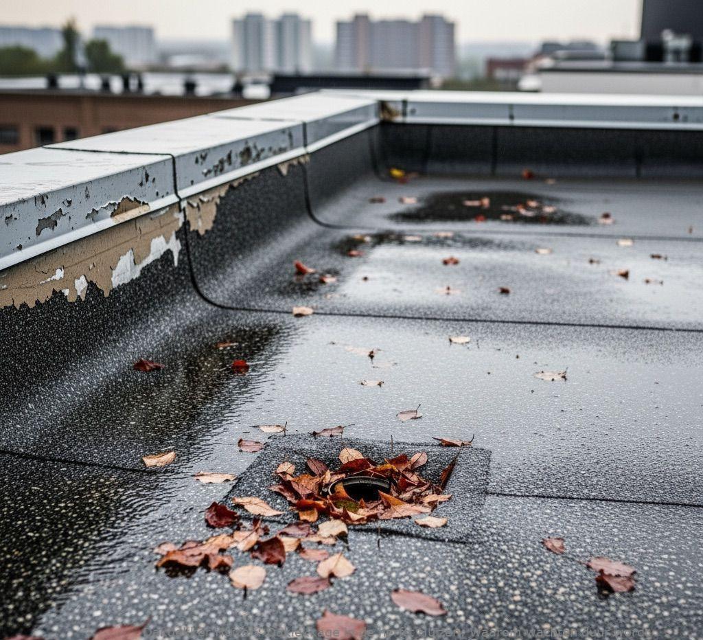 Daklekkage In De Herfst Huizen