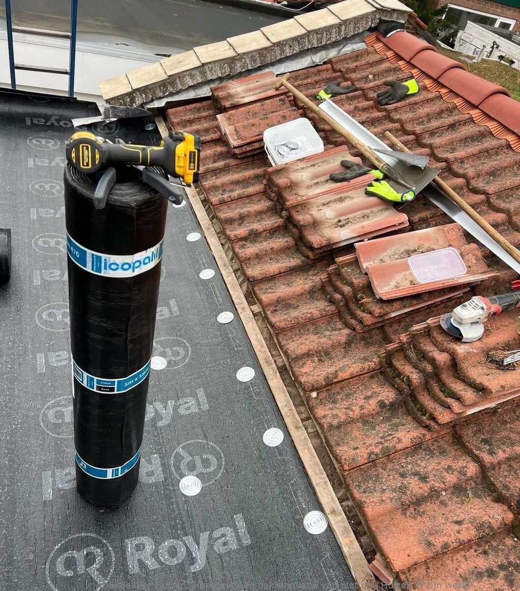 Dakrenovatie Van Plat Dak Huizen