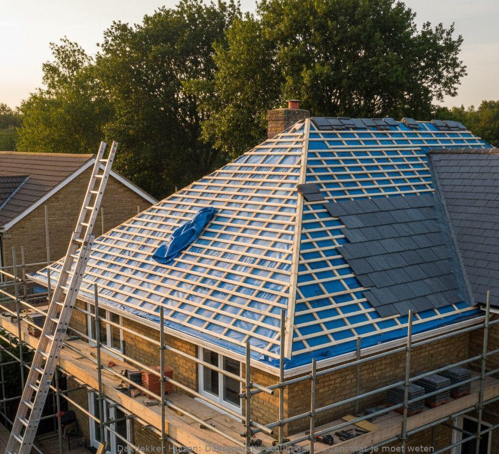 Dakreparatie Schuin Dak Huizen