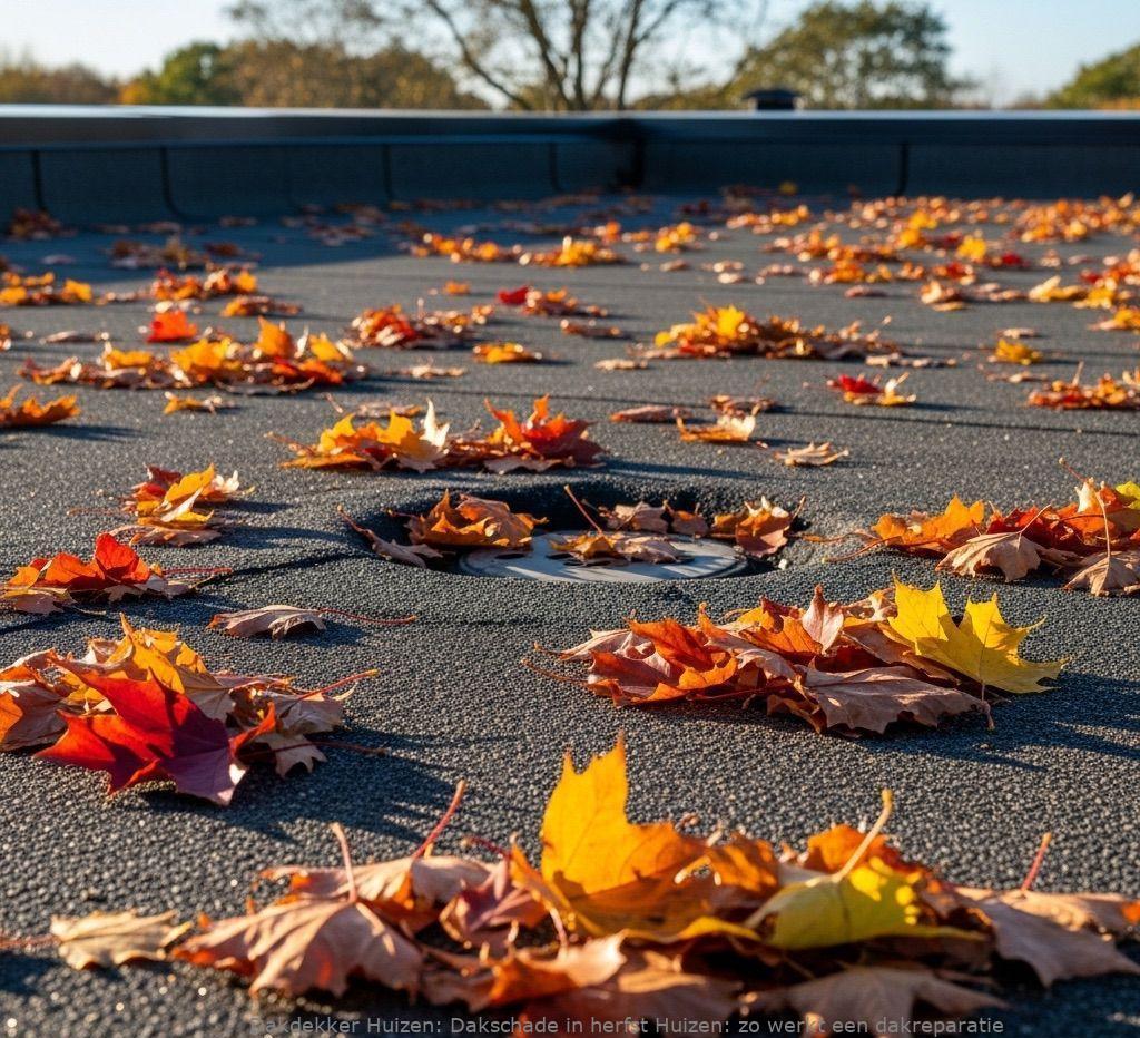 Dakschade In Herfst Huizen